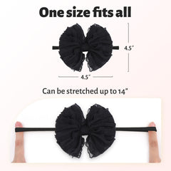 Lanmerry lace-detail headbands—delicate texture enhances everyday outfits