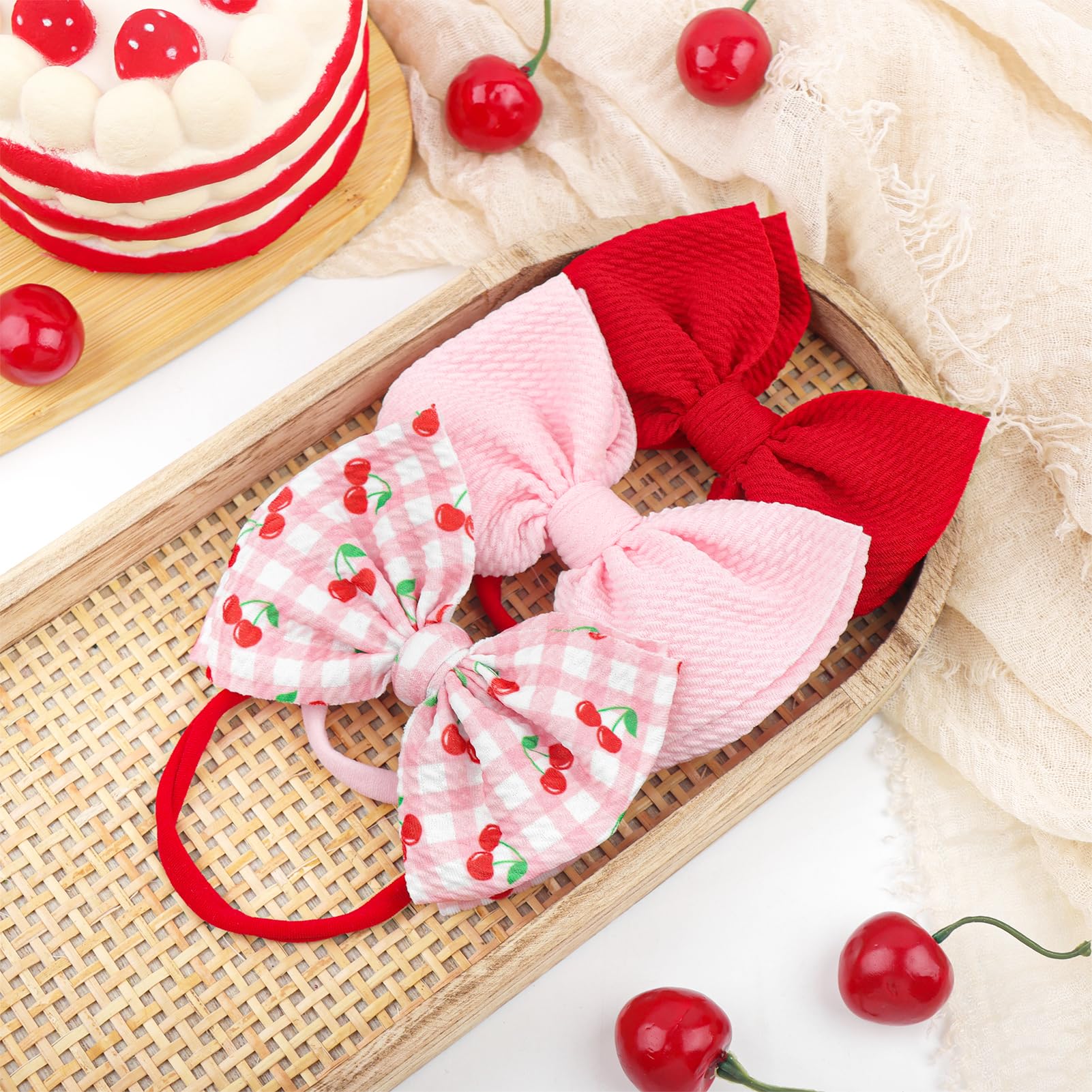 Lanmerry soft nylon headbands prevent red marks during long wear