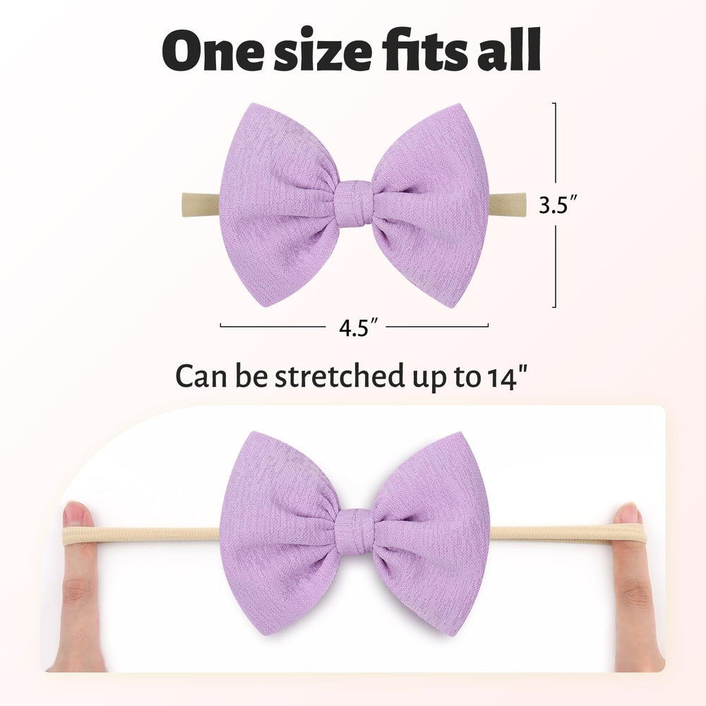 Lanmerry newborn hairband knot features colorfast, breathable fabric