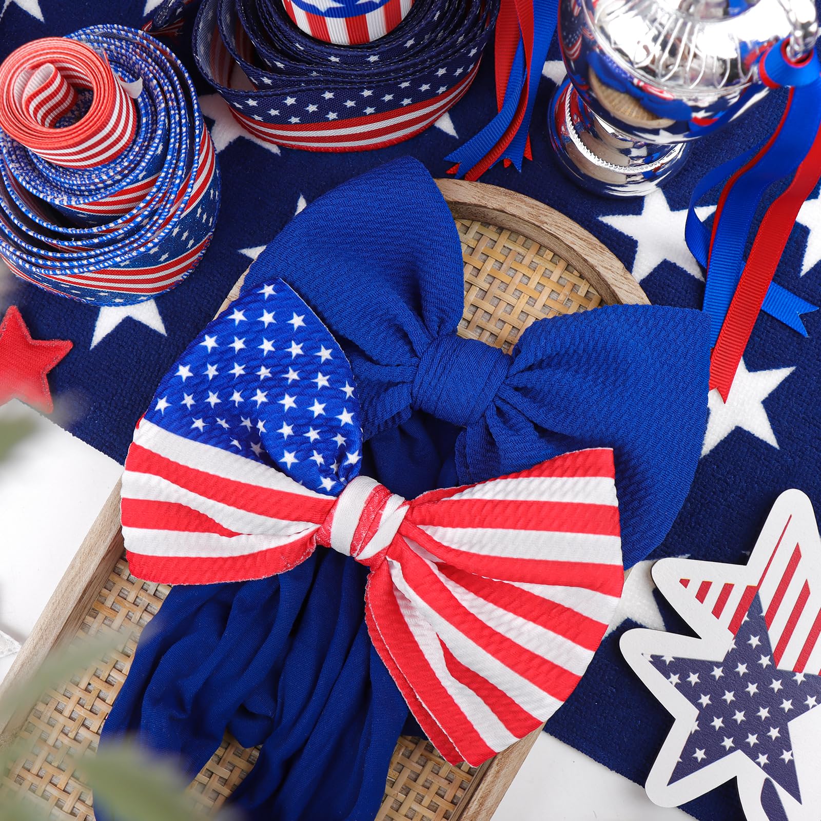 Lanmerry patriotic baby shower headband for stylish moments