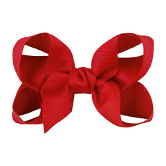 Lanmerry red patriotic hair bow headband for Independence Day outfits.
