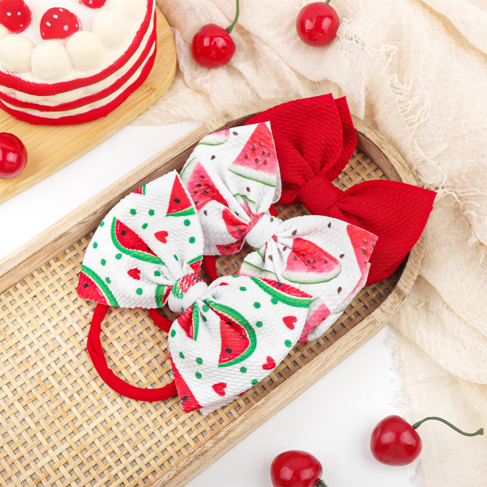 Lanmerry summer outfit bows add watermelon flair to outfits
