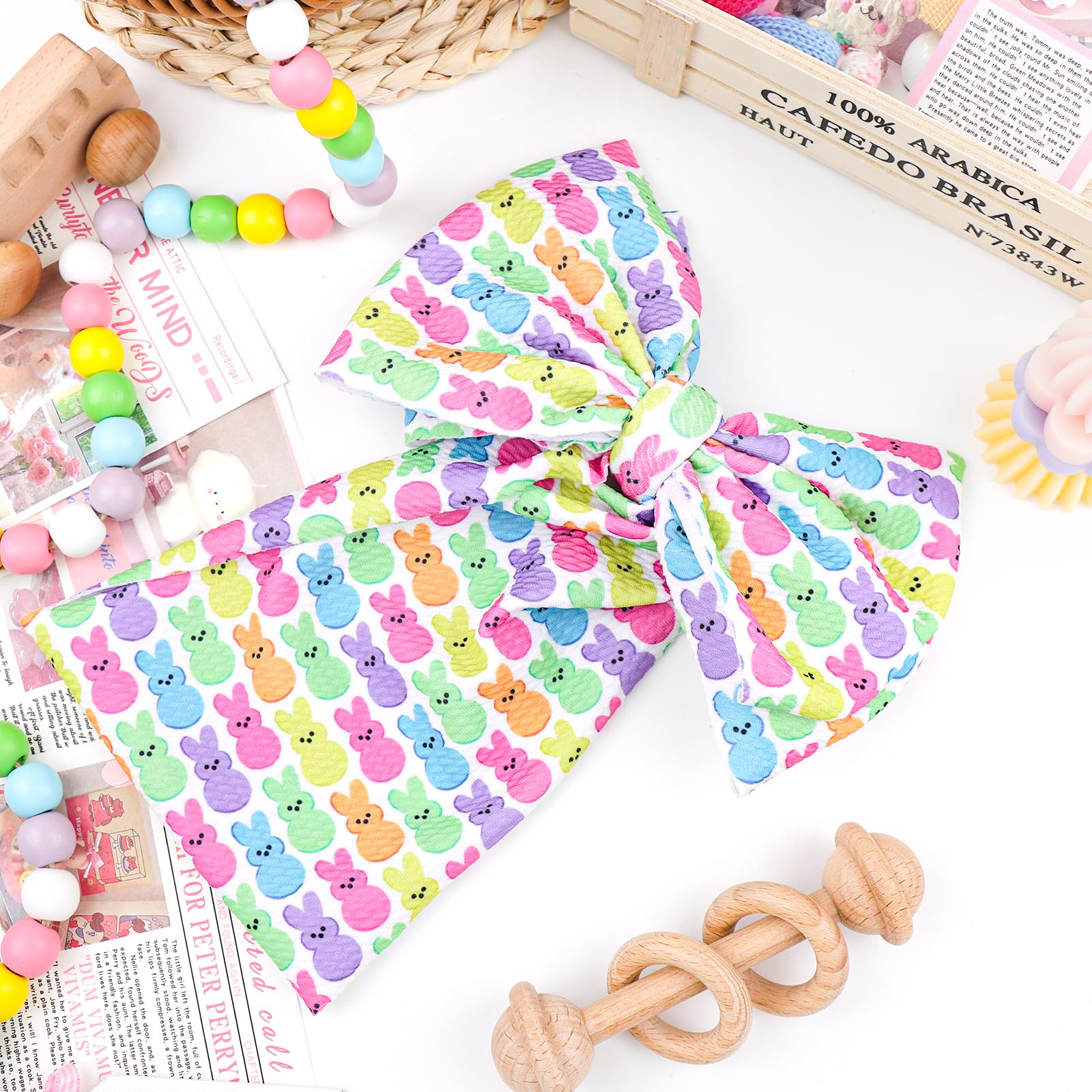 Lanmerry toddler headband in a colorful design for celebrations.