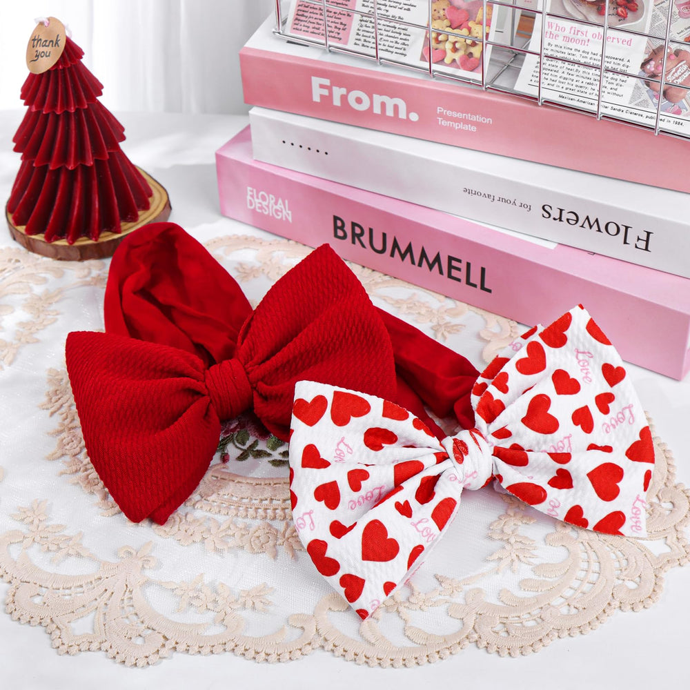 Lanmerry Valentines headband complements dresses for photos, parties, and everyday wear.