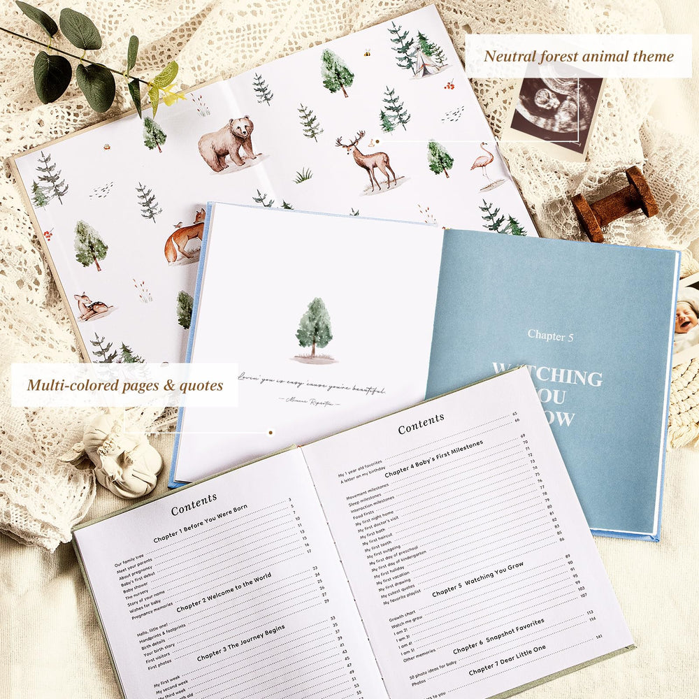 Lanpn gold-foil cover adds a premium touch to cherished milestones.
