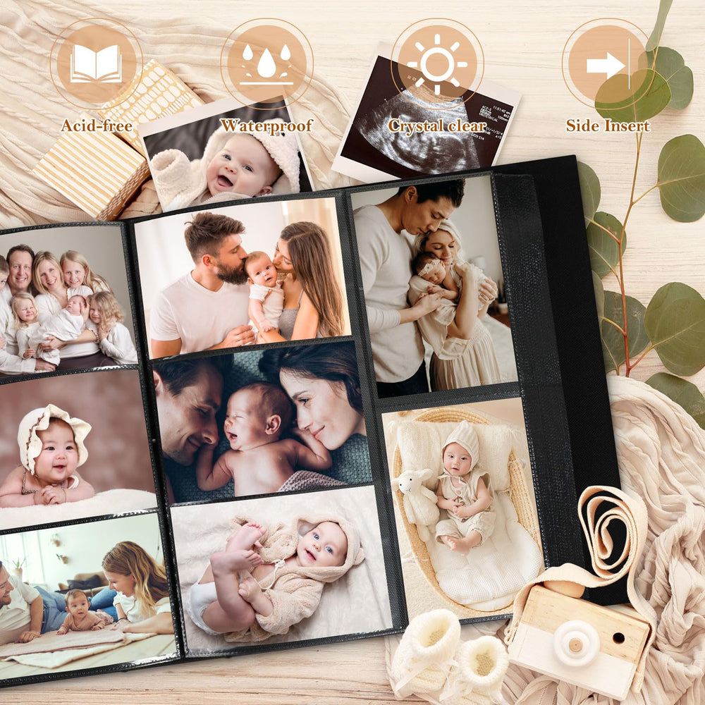 Lanpn 4x6 pockets support horizontal and vertical photo placement