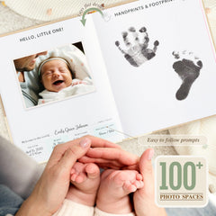 Lanpn features a woodland illustration on the cover for charming baby memories