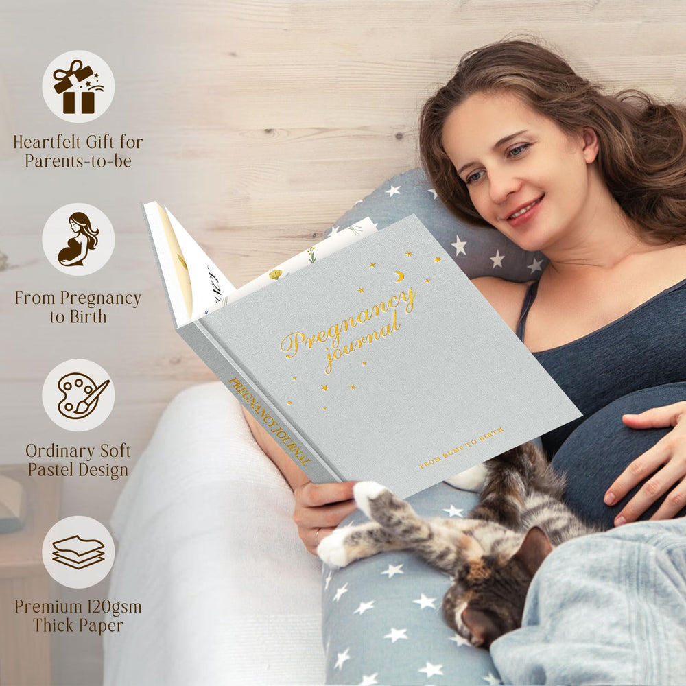 Lanpn linen hardcover with ribbon bookmark for easy navigation.
