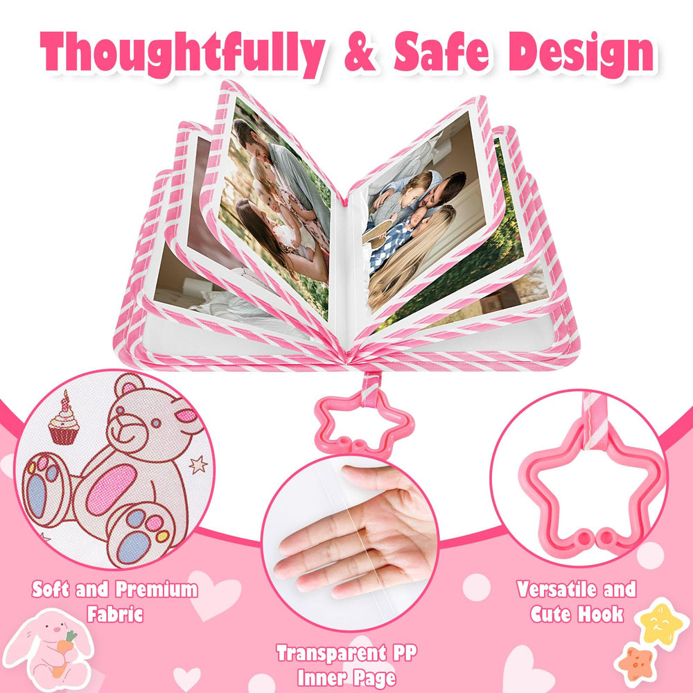 Lanpn name cards and stickers personalize pages for family recognition