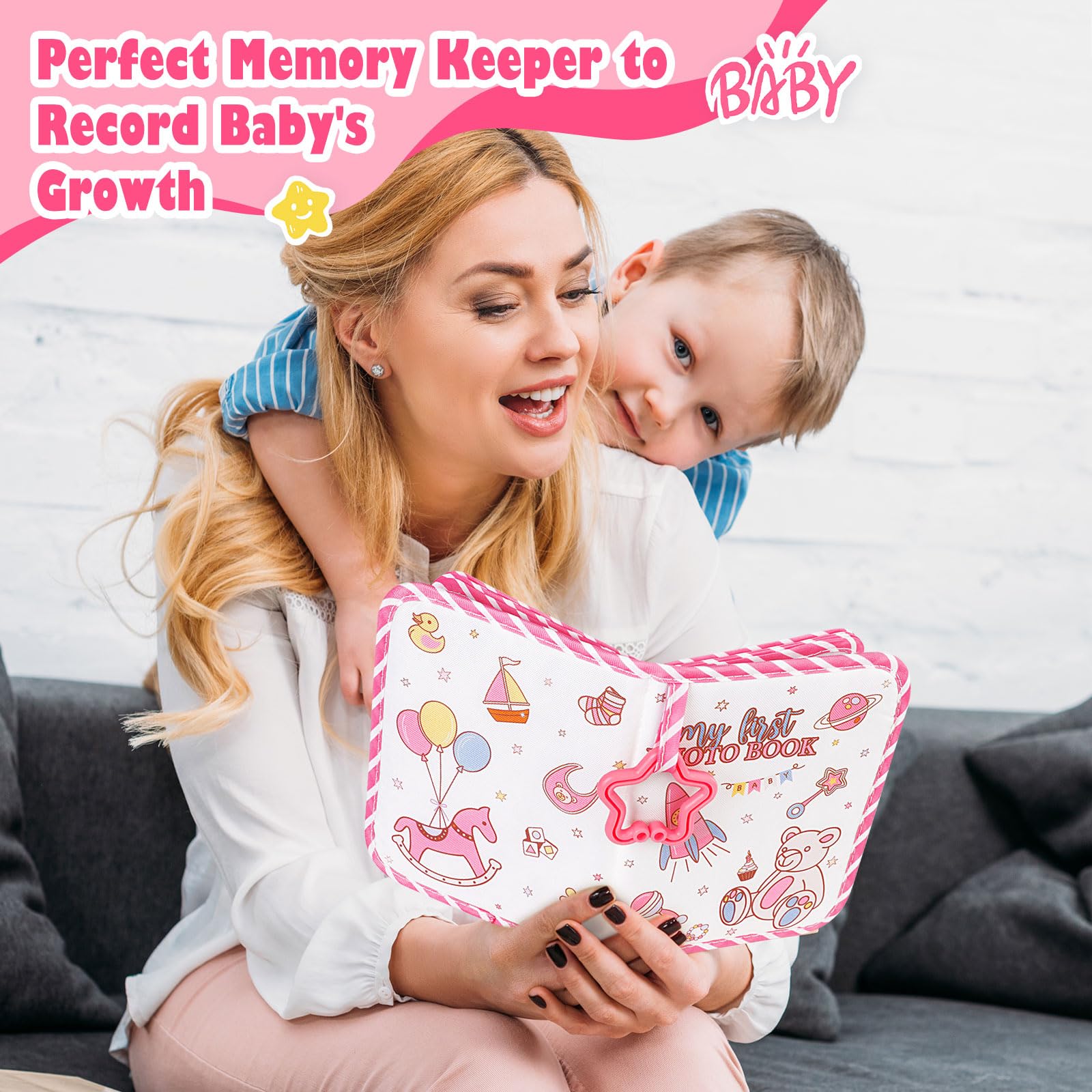 Lanpn portable memory book compact for on-the-go keepsakes