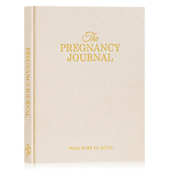 Lanpn pregnancy journal beige cover with premium linen hardcover for lasting keepsakes