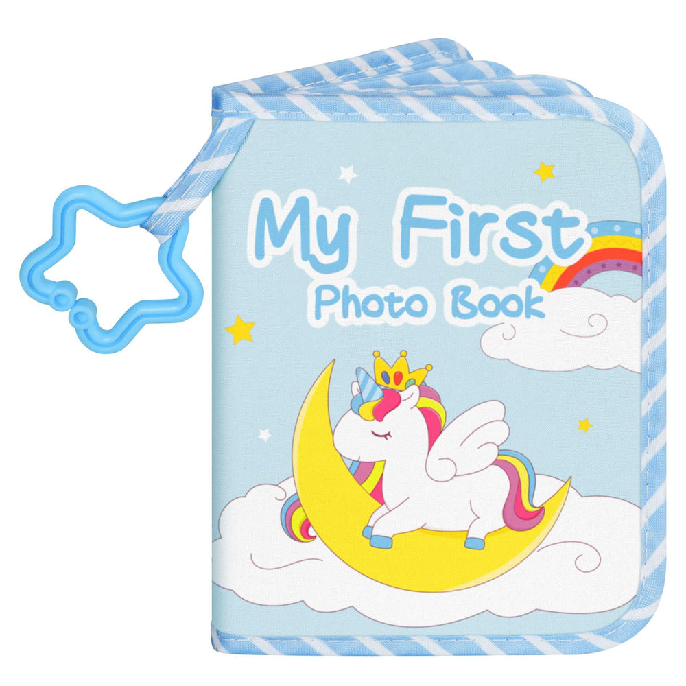 Lanpn unicorn baby photo album cover showcases whimsical design for lasting memories.