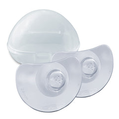 Lansinoh contact nipple shield with carrying case provides gentle latch support