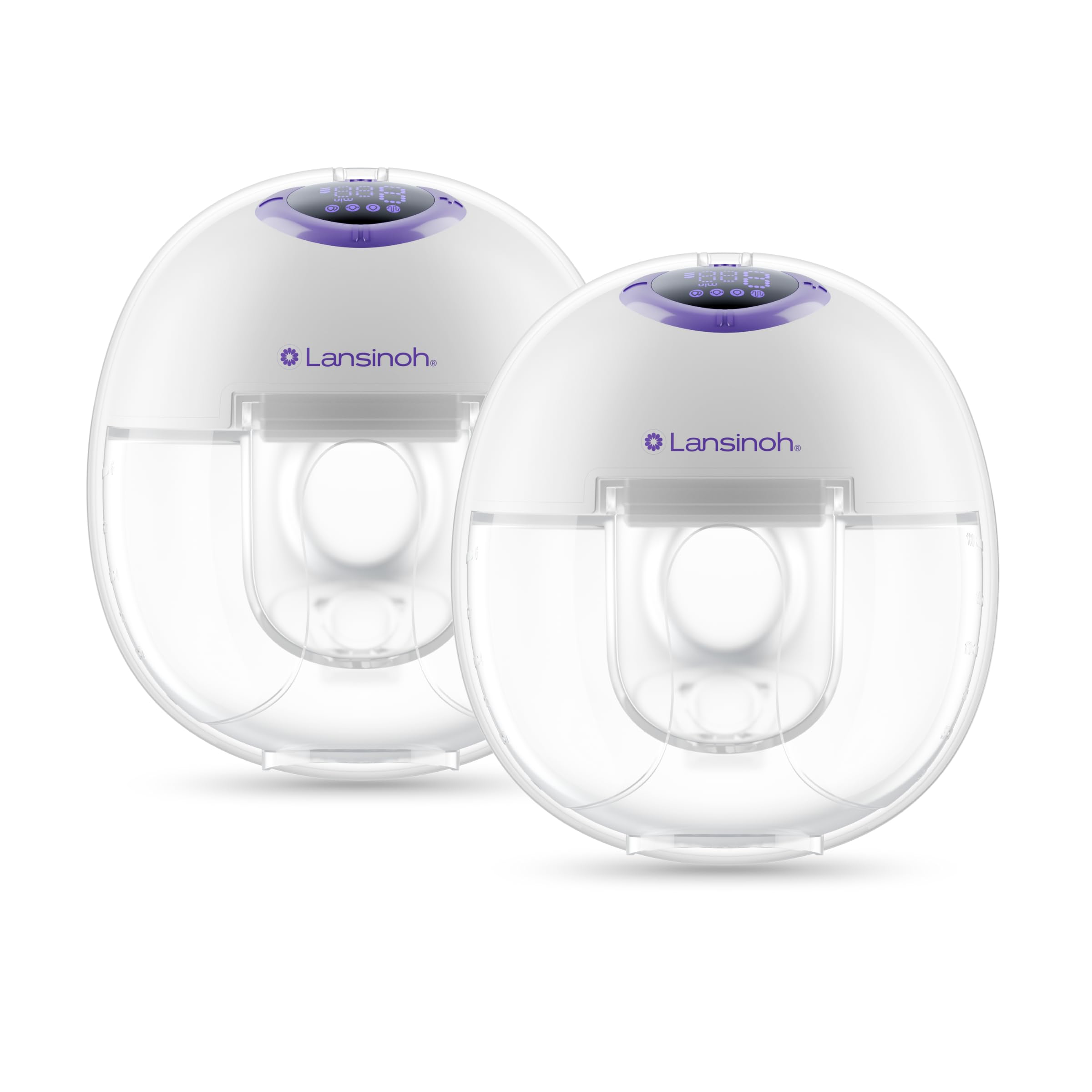 Lansinoh DiscreetDuo wearable pump in compact design for on-the-go pumping