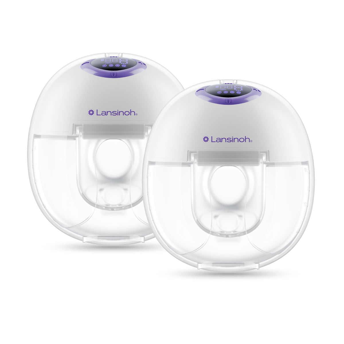 Lansinoh DiscreetDuo wearable pump in compact design for on-the-go pumping