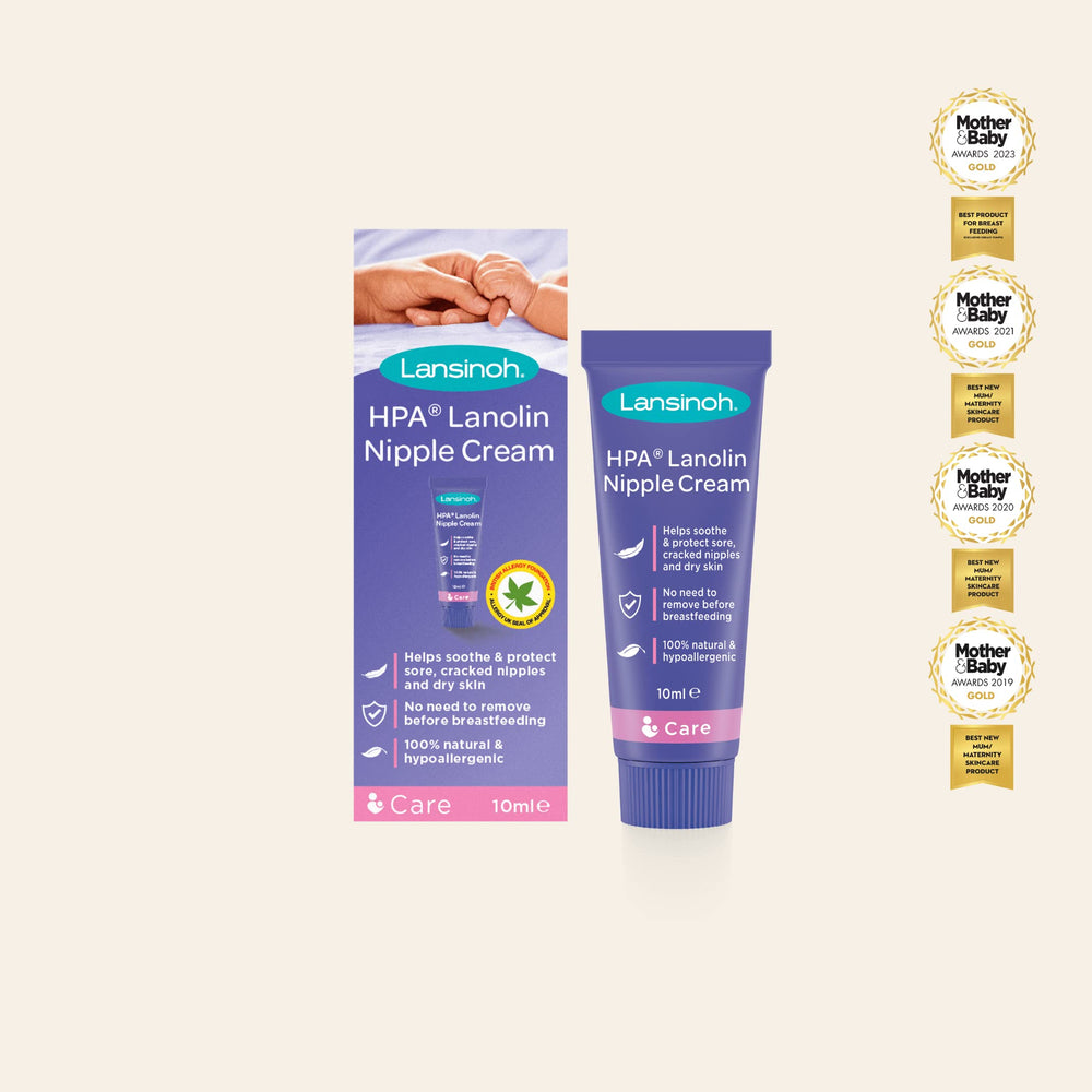 Travel-friendly Lansinoh cream fits bags and quick relief anytime.