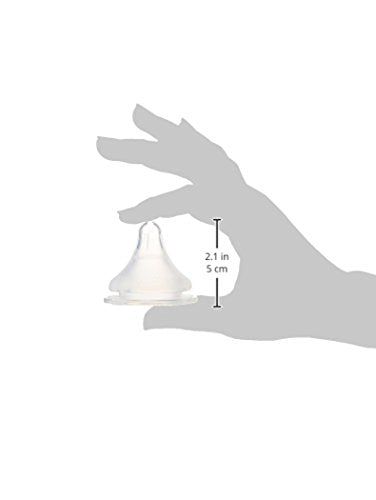 Lansinoh nipple close-up silicone BPA-free material for safe, durable feeding.