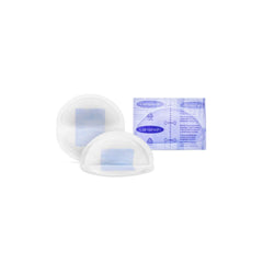 Lansinoh honeycomb lining close-up shows enhanced absorption and softness.