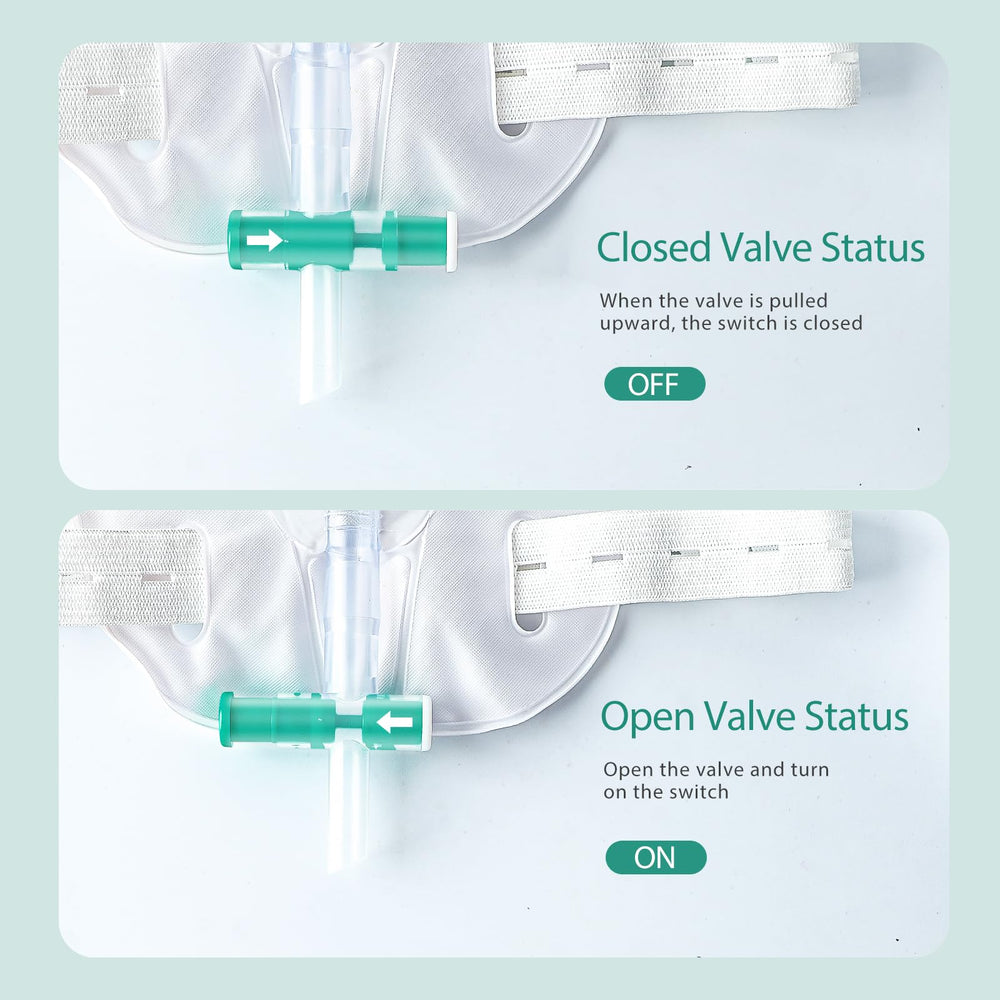 Lansynes 17.7 inch drainage tube provides flexible, smooth urine flow.