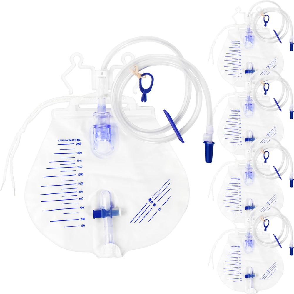 LANSYNES urine bag 2000ml hanging view for quick fluid monitoring and accessibility