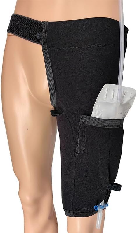 LAPLUIE leg bag holder with secure waist belt for stable wear