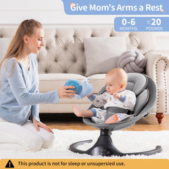 LAREX Baby Swing seat pad, plush and breathable for year‑round comfort.