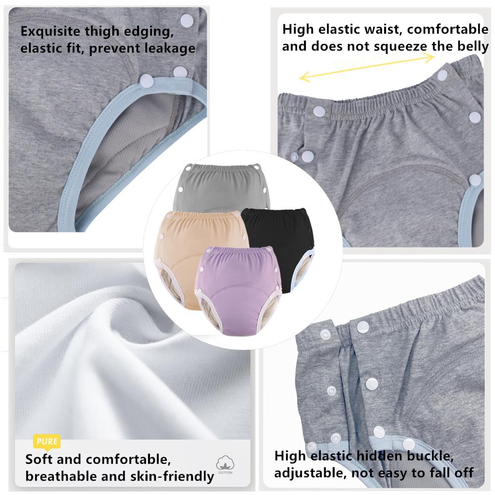 LAROTSUBA Extended-crotch-design supports versatile diaper use