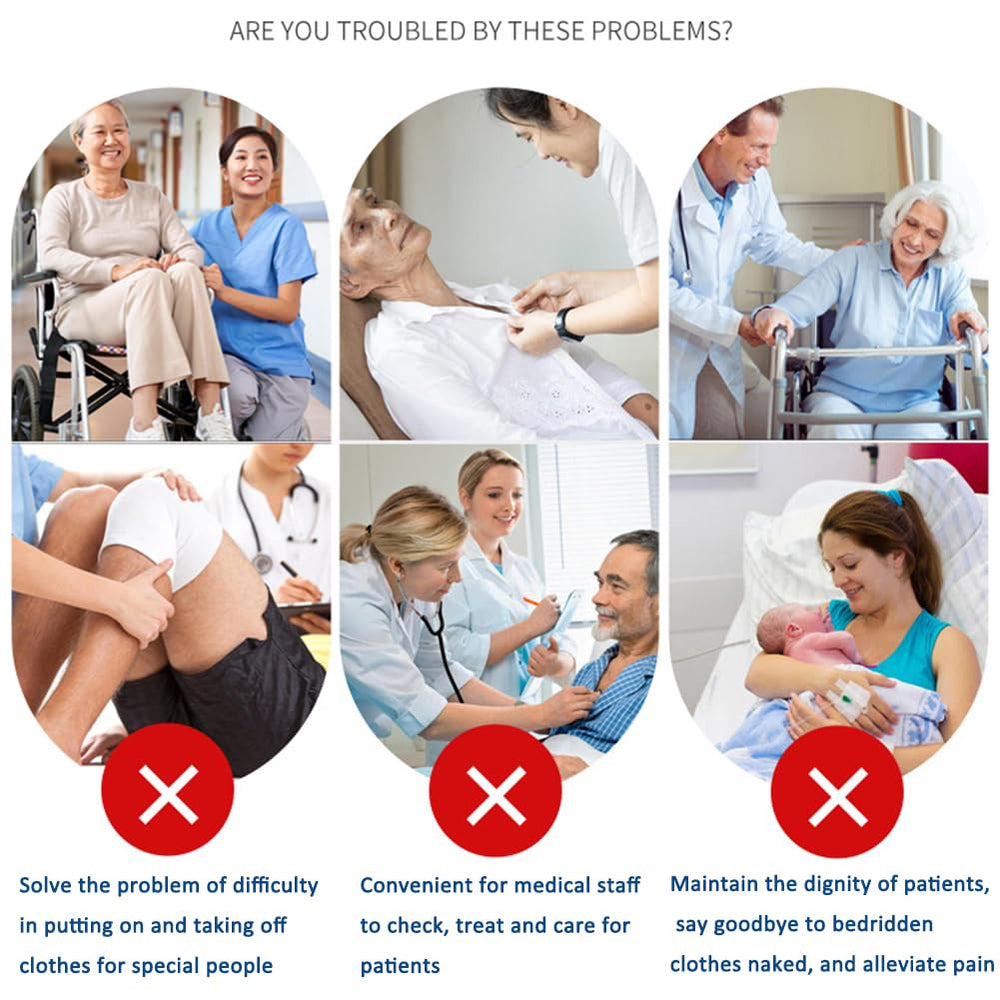 Larotsuba nursing pants designed for bedridden elderly care at home.