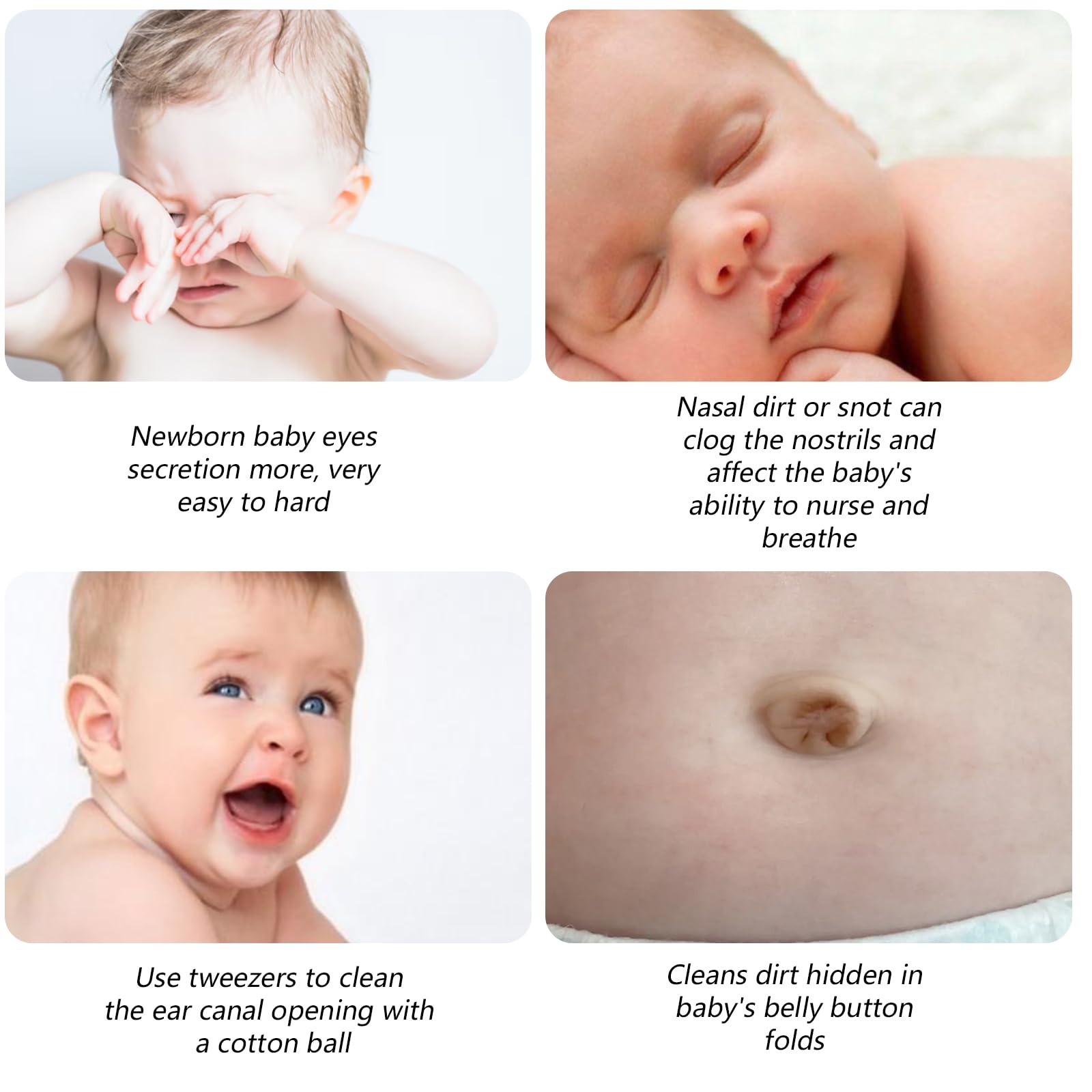 Larrel cupola-end nose picker designed to lift damp mucus safely.