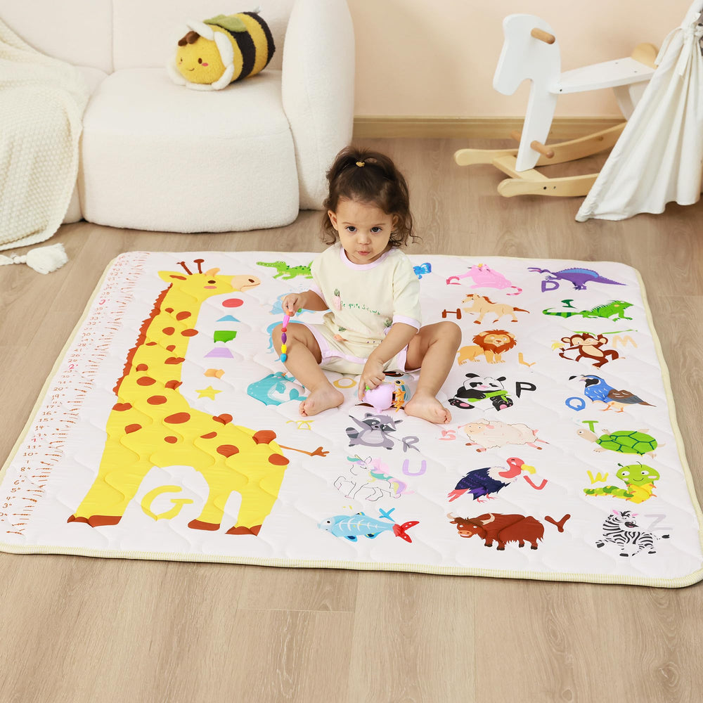 Lasoftan Baby Play Mat with soft texture provides cozy tummy time.