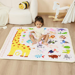 Lasoftan Baby Play Mat with soft texture provides cozy tummy time.