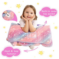 Lasoftan extra-large nap mat measures 50x21 inches for growing toddlers.