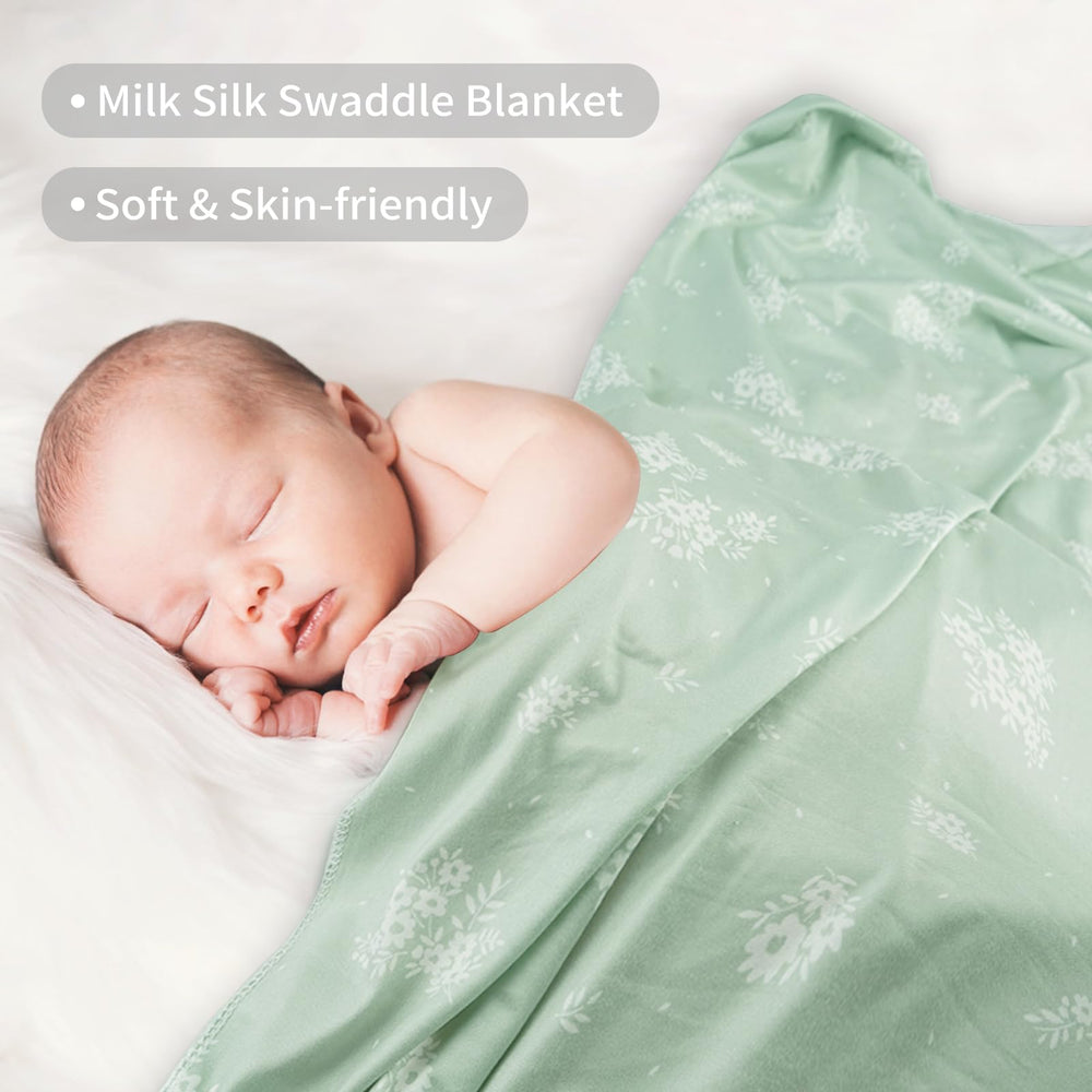 Lasoftan Jersey Swaddle Blanket offers easy care and maintains softness after washing.