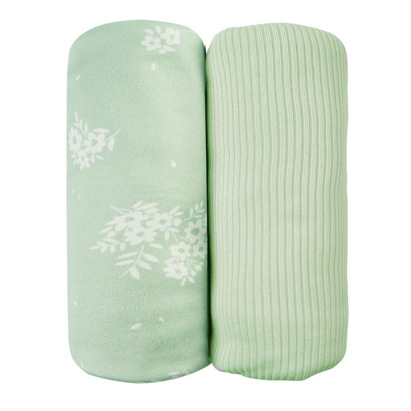 Lasoftan Jersey Swaddle Blanket front view showing soft, breathable fabric for infant comfort