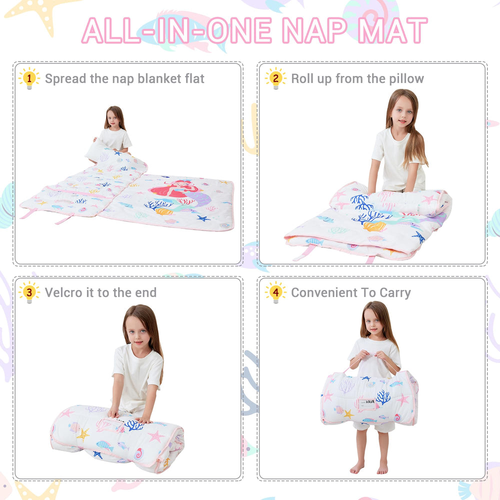 Lasoftan nap mat blanket 41x32 inches for added warmth.