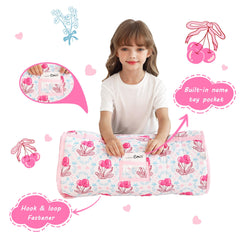 Lasoftan fleece lined blanket adds warmth during quiet time