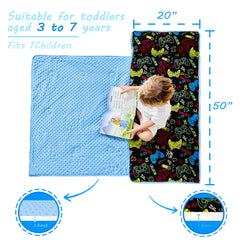 Lasoftan nap mat blanket provides extra warmth during nap time.