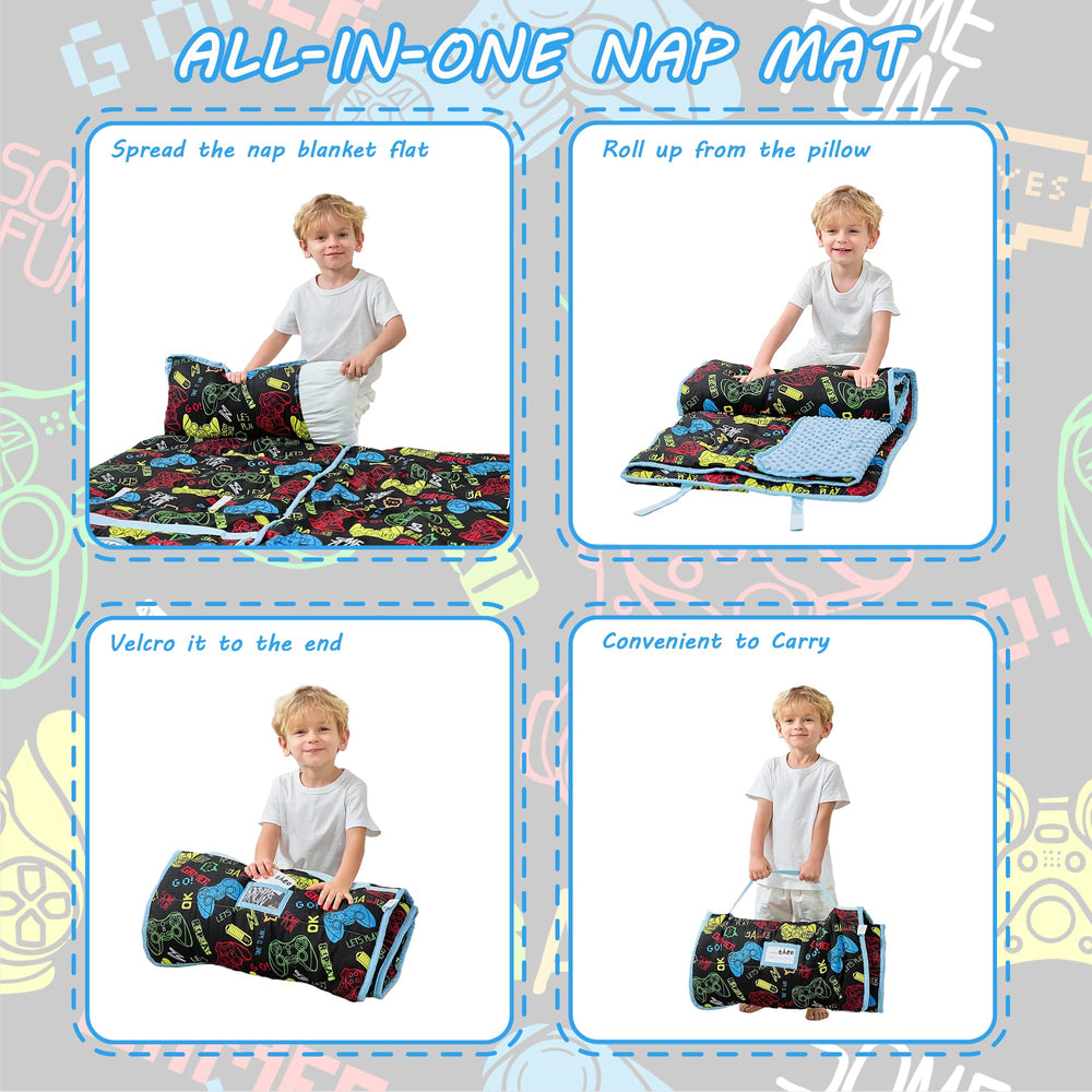 Lasoftan nap mat easy-care fabric stays vibrant after washing.