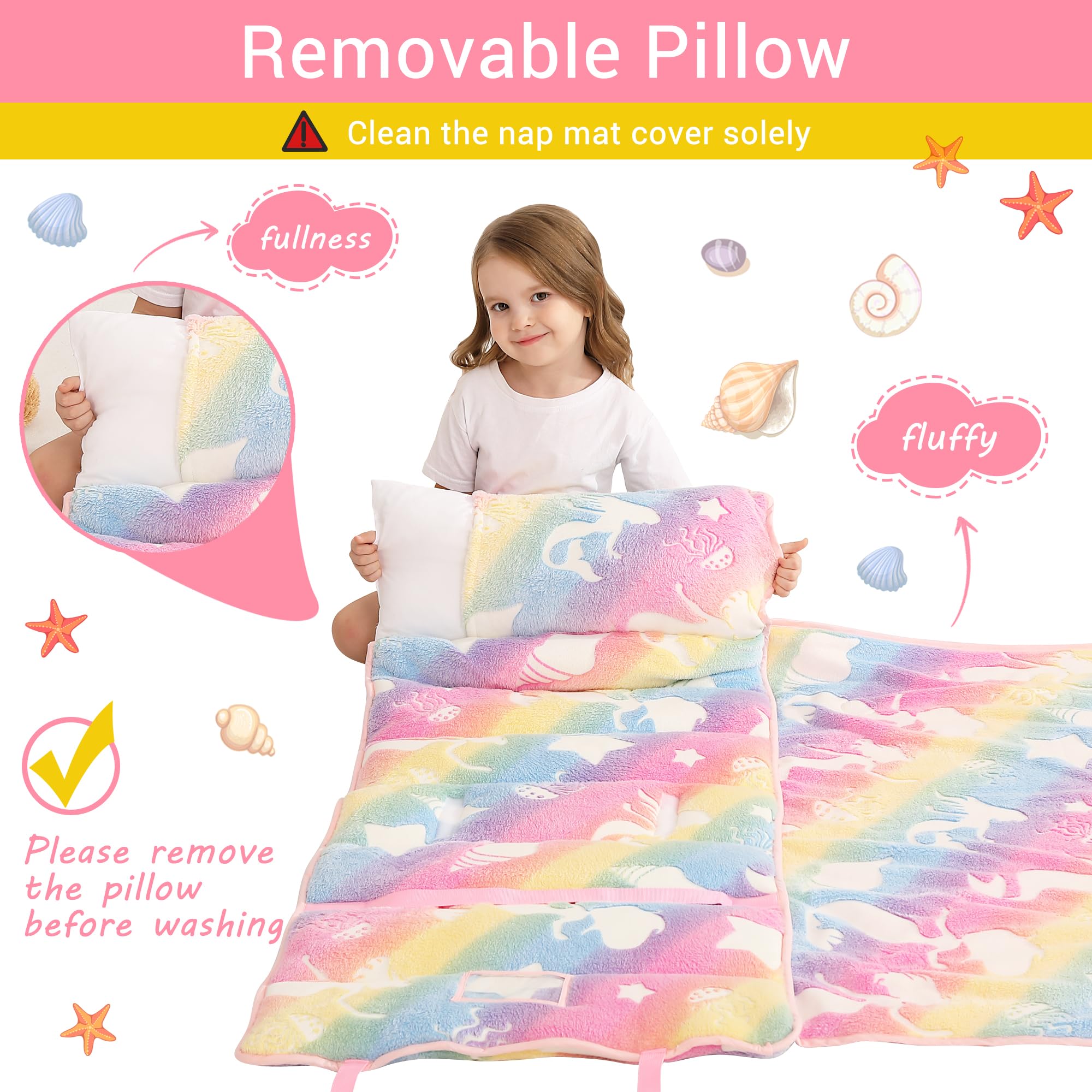 Lasoftan nap mat easy carry design for daycare