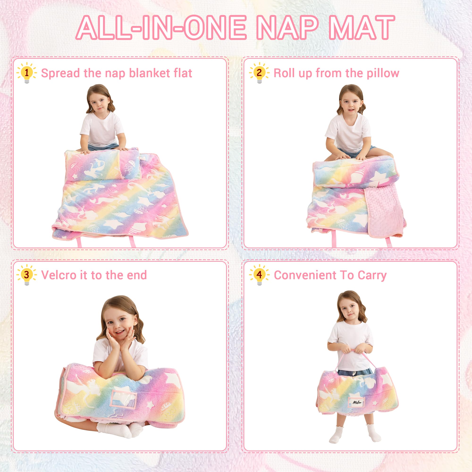 Lasoftan nap mat in use by kids at daycare