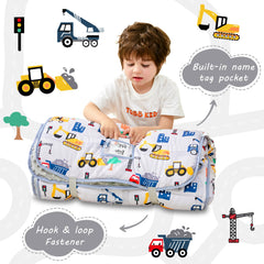 Lasoftan nap mat features soft fleece interior for cozy resting moments.