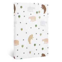 lasoftan Pack and Play Mattress front view demonstrates a snug fit for safe sleep and play