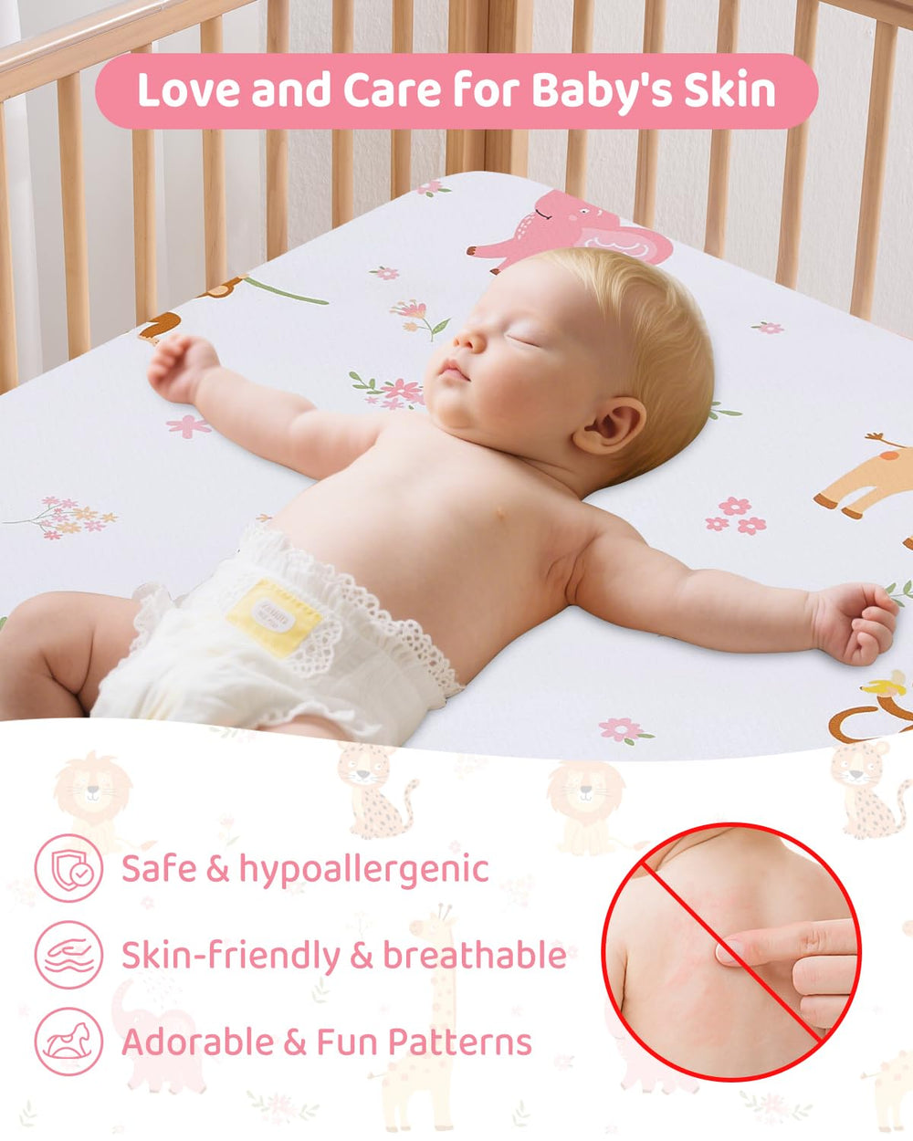 Memory foam core provides steady support and reduces sag.
