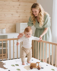 lasoftan Pack and Play Mattress waterproof cover zip keeps spills easy to wash
