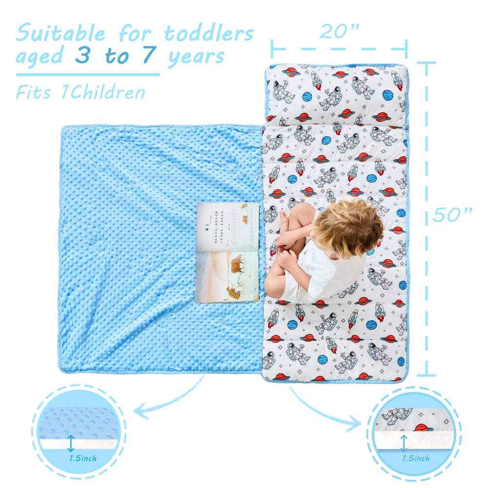 Lasoftan Toddler Nap Mat 50x21 inches for growing kids