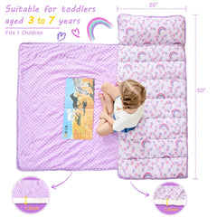 Lasoftan extra large nap mat 50x21x2 for growing toddlers.
