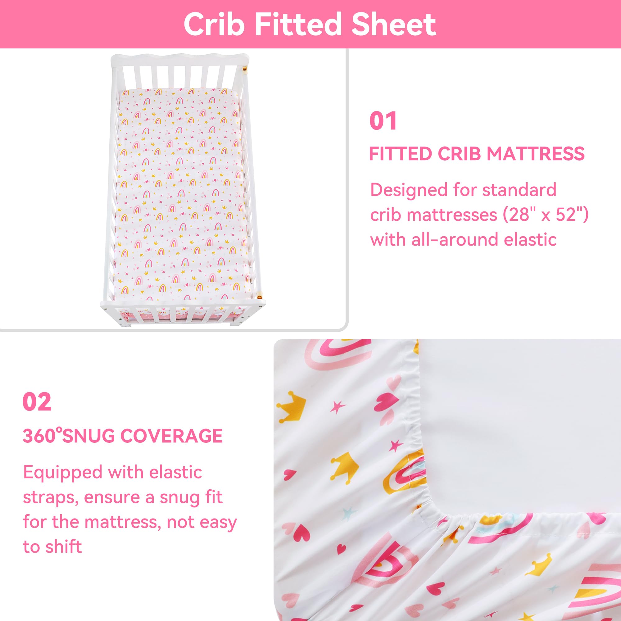 lasoftan White Unicorn nursery setup enhances room aesthetics and comfort