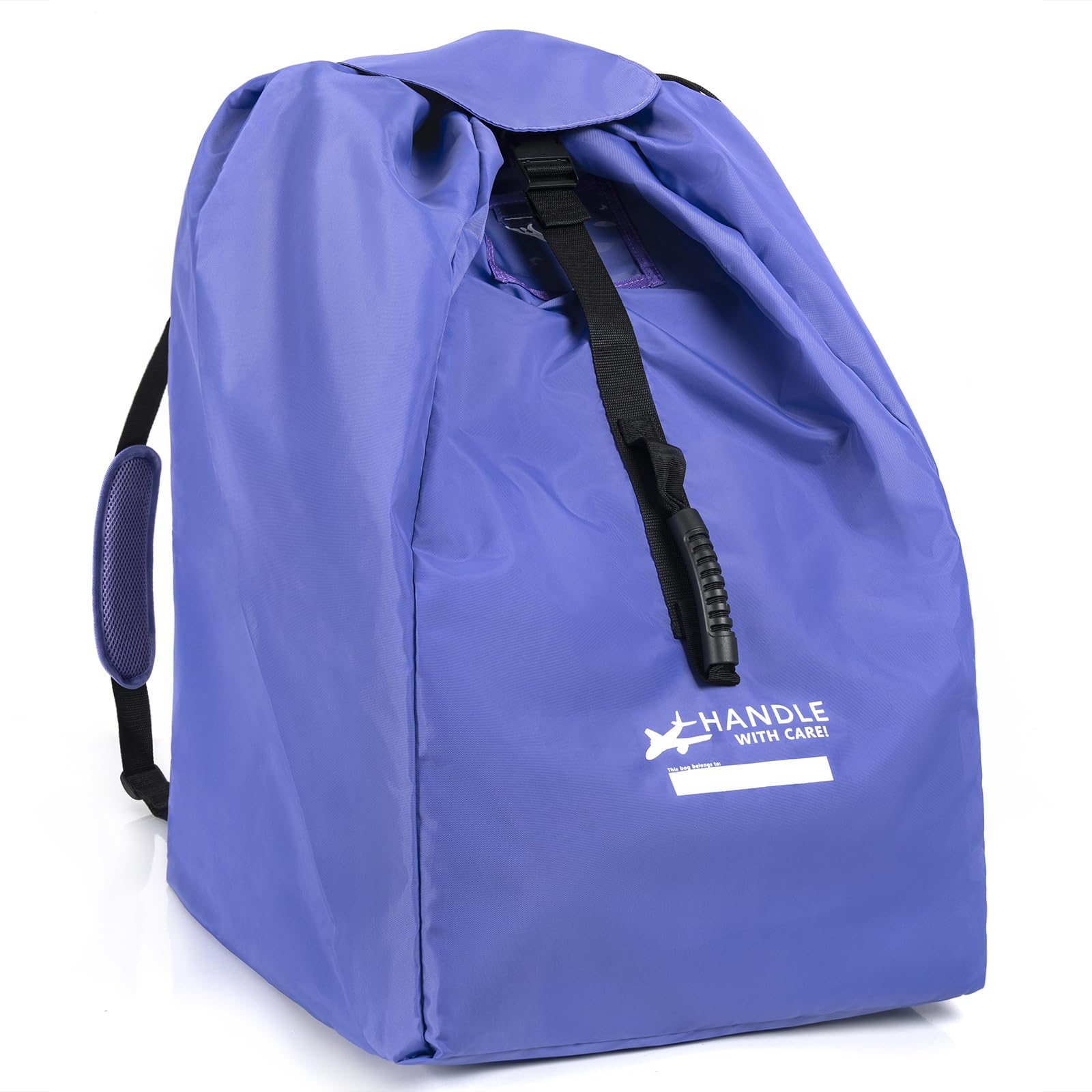LASUK travel bag fits convertible car seats for easy airport transport.