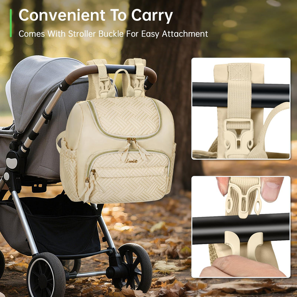 LASUK small diaper bag ready for beach and weekends away.