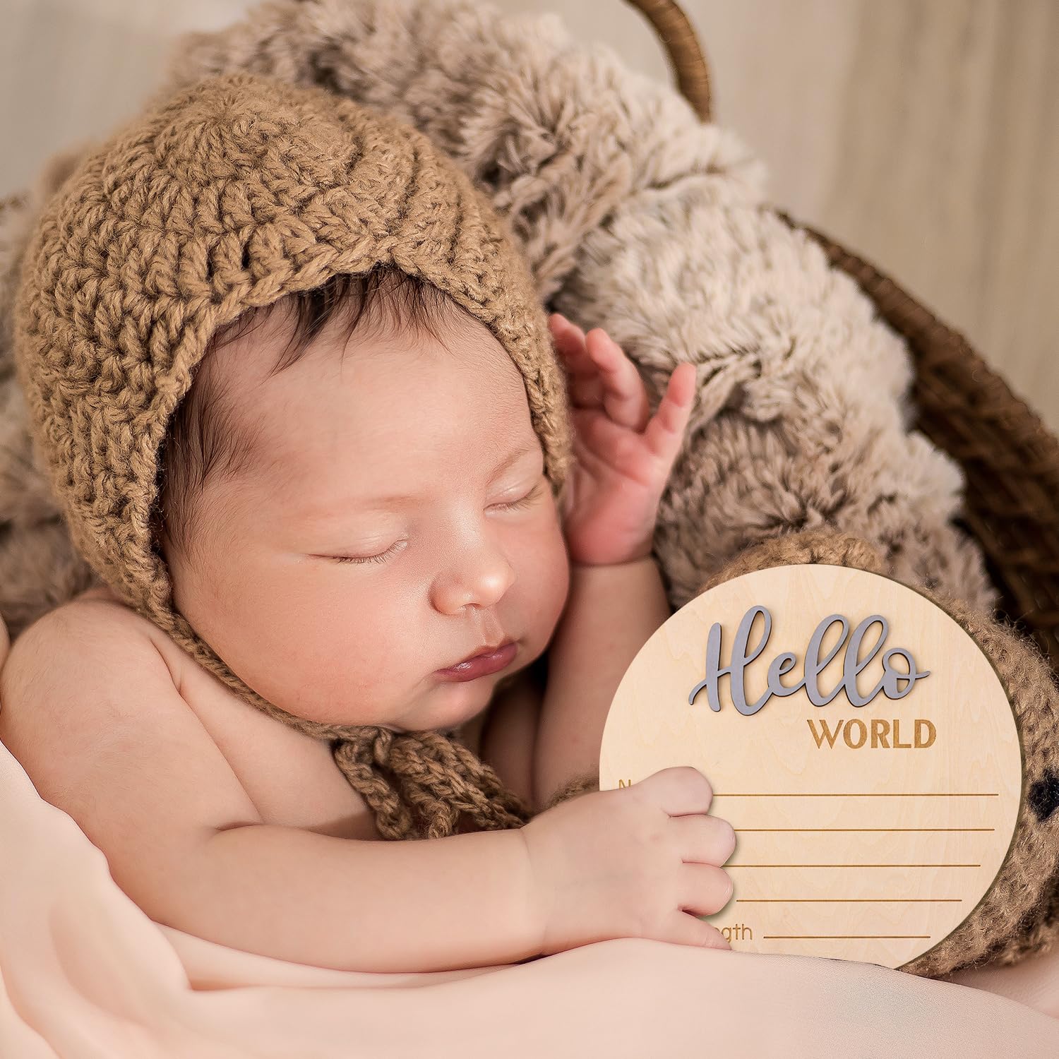 lasuroa baby announcement sign makes a thoughtful baby shower gift.